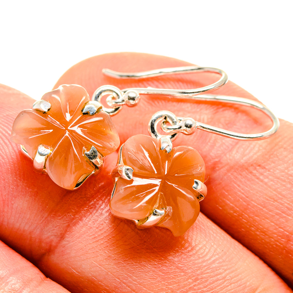 Carnelian Earrings handcrafted by Anasilvercos - EARR415285