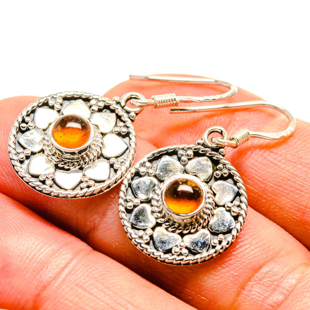 Carnelian Earrings handcrafted by Anasilvercos - EARR415286