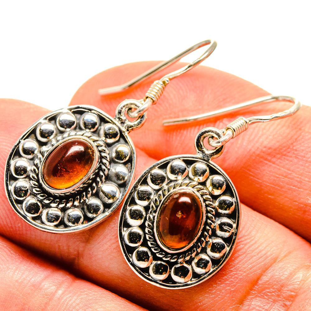 Carnelian Earrings handcrafted by Anasilvercos - EARR415297