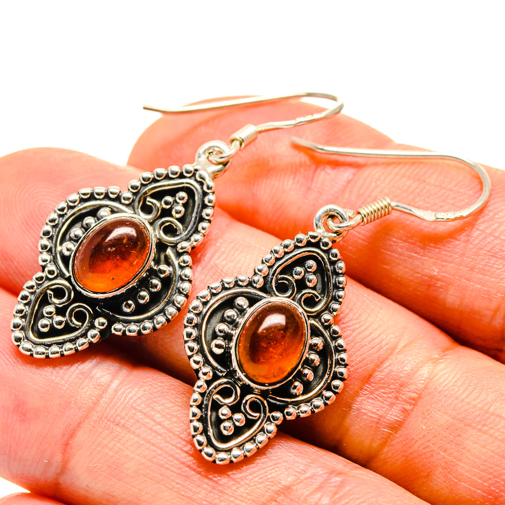 Carnelian Earrings handcrafted by Anasilvercos - EARR415298