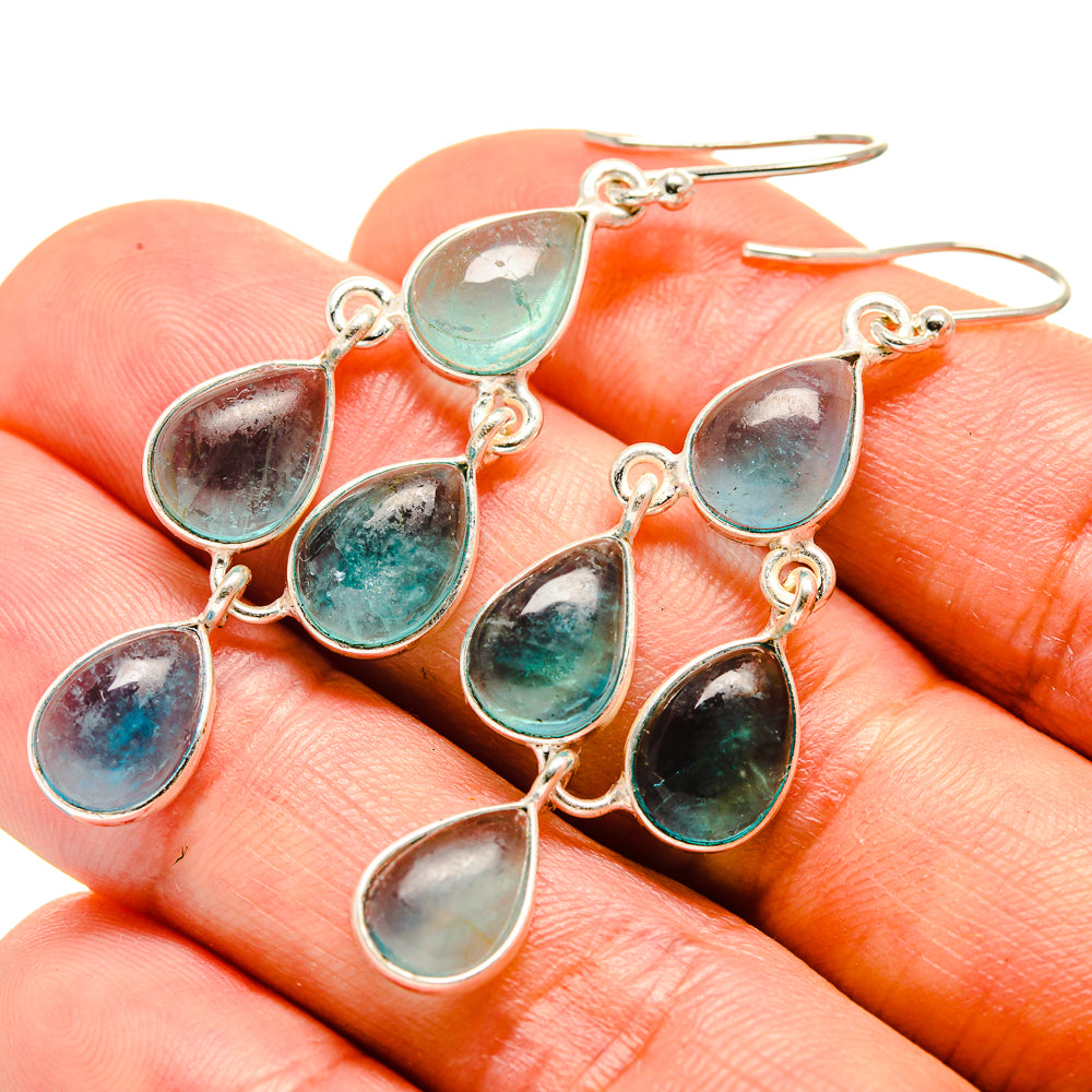 Aquamarine Earrings handcrafted by Anasilvercos - EARR415311