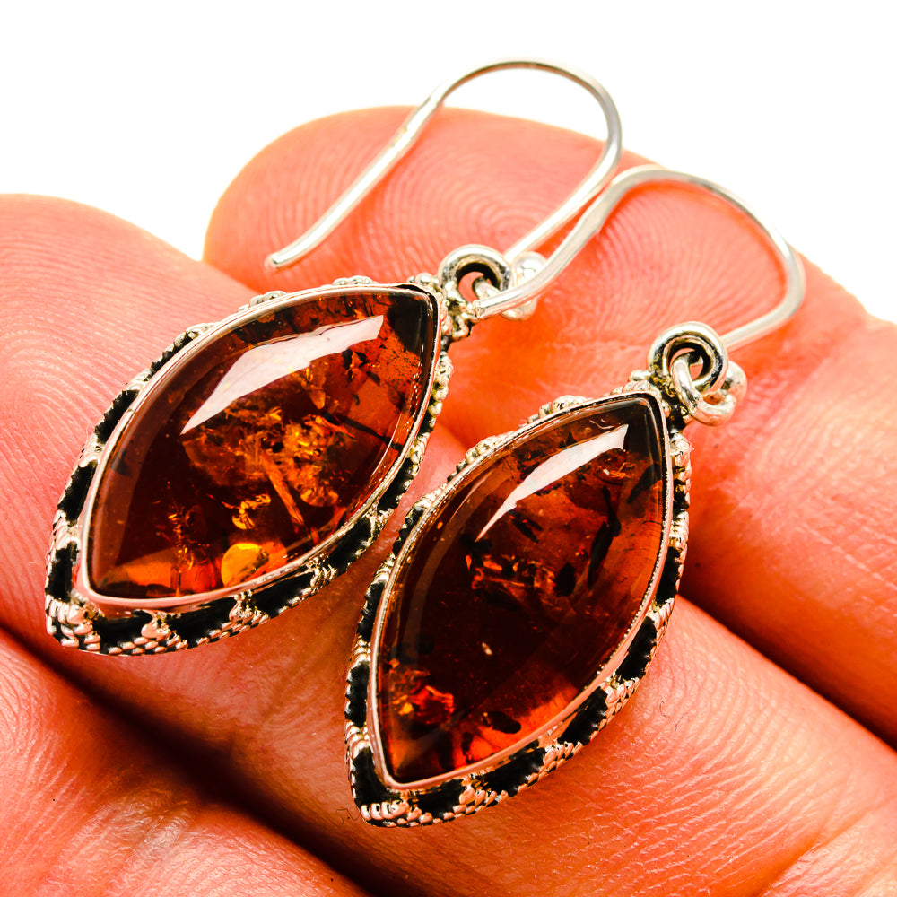 Baltic Amber Earrings handcrafted by Anasilvercos - EARR415328