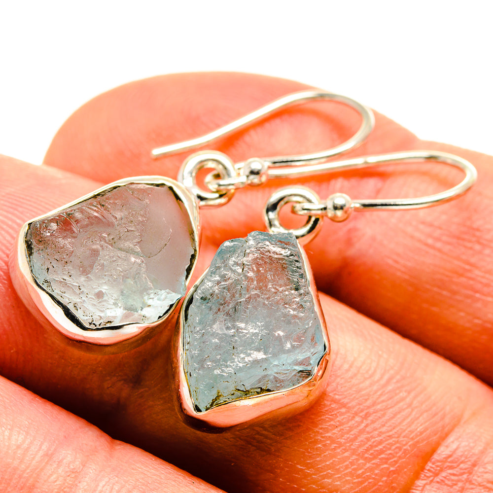 Aquamarine Earrings handcrafted by Anasilvercos - EARR415331