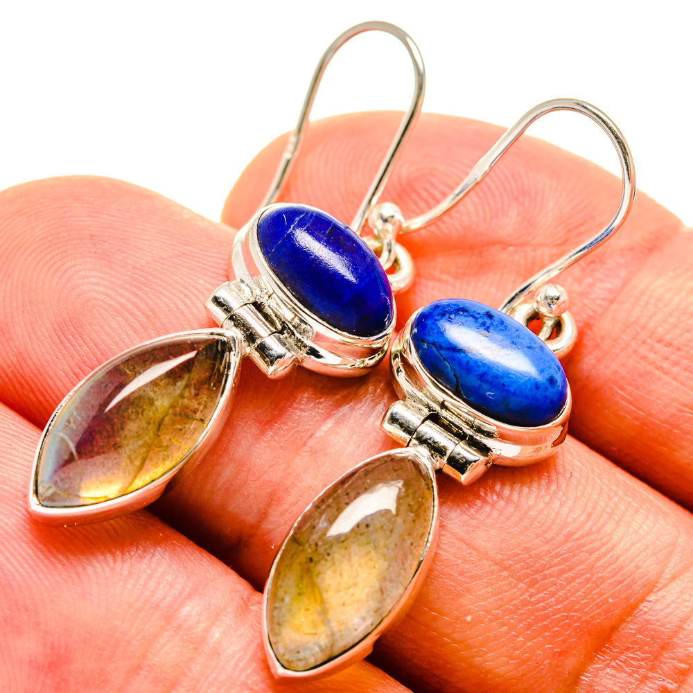 Labradorite Earrings handcrafted by Anasilvercos - EARR415352