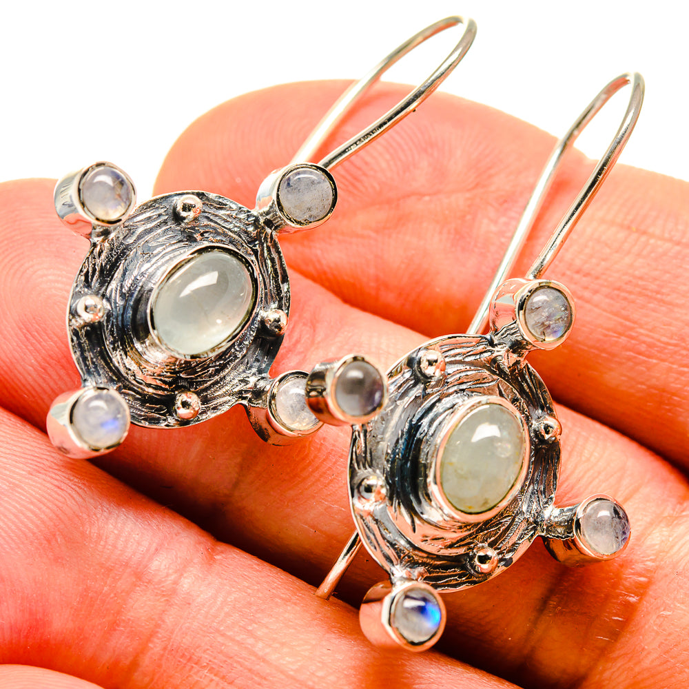 Aquamarine Earrings handcrafted by Anasilvercos - EARR415367