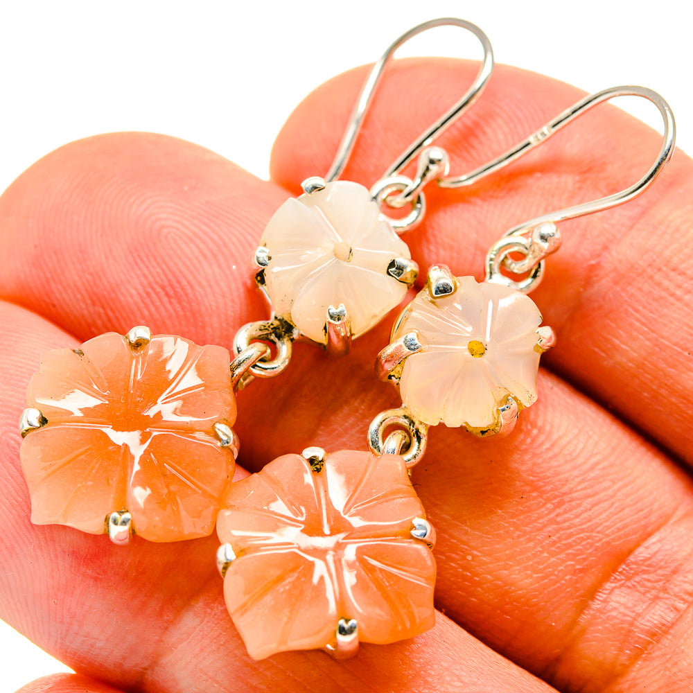 Carnelian Earrings handcrafted by Anasilvercos - EARR415376