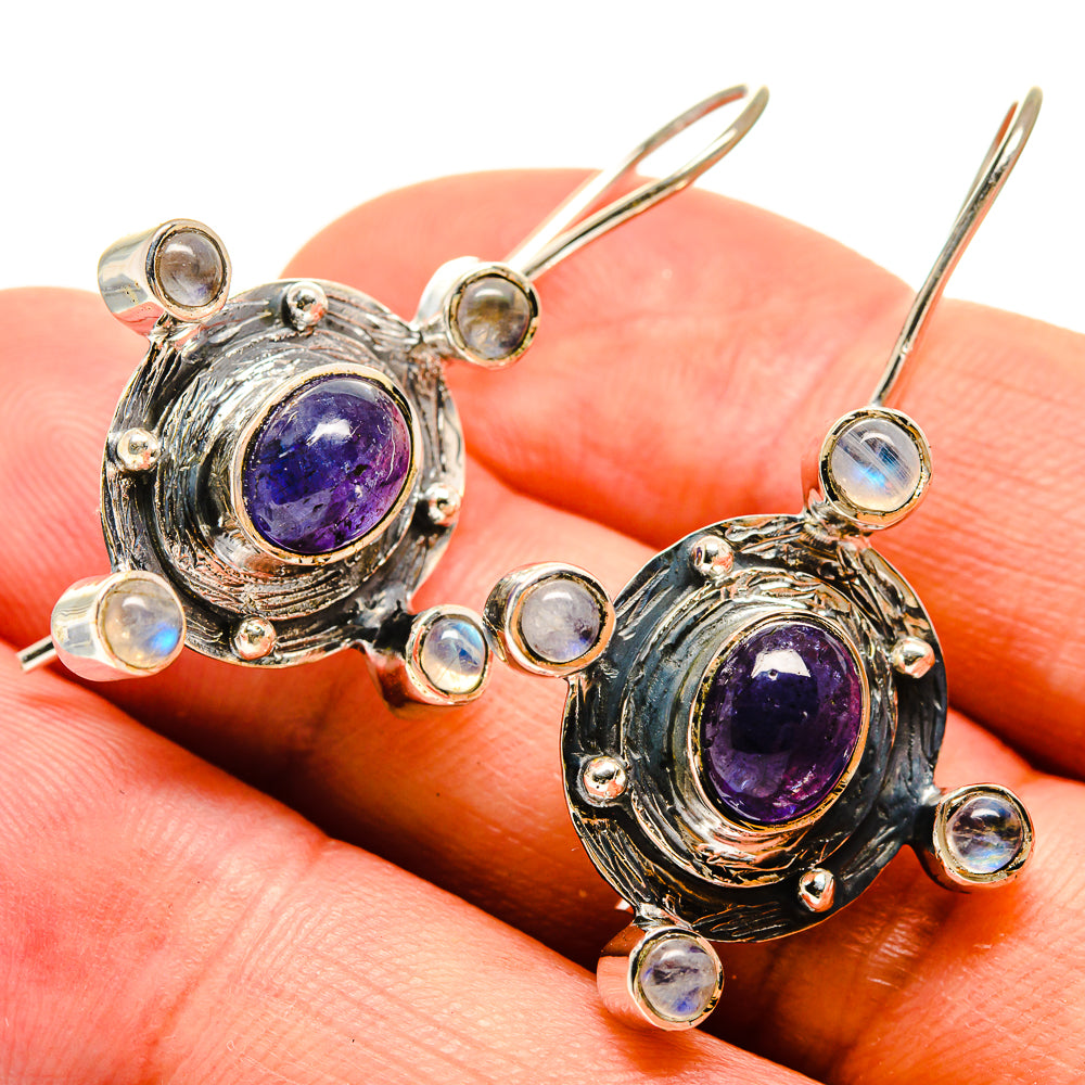 Tanzanite Earrings handcrafted by Anasilvercos - EARR415388