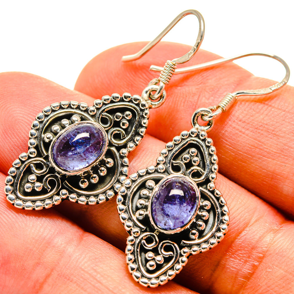 Tanzanite Earrings handcrafted by Anasilvercos - EARR415408
