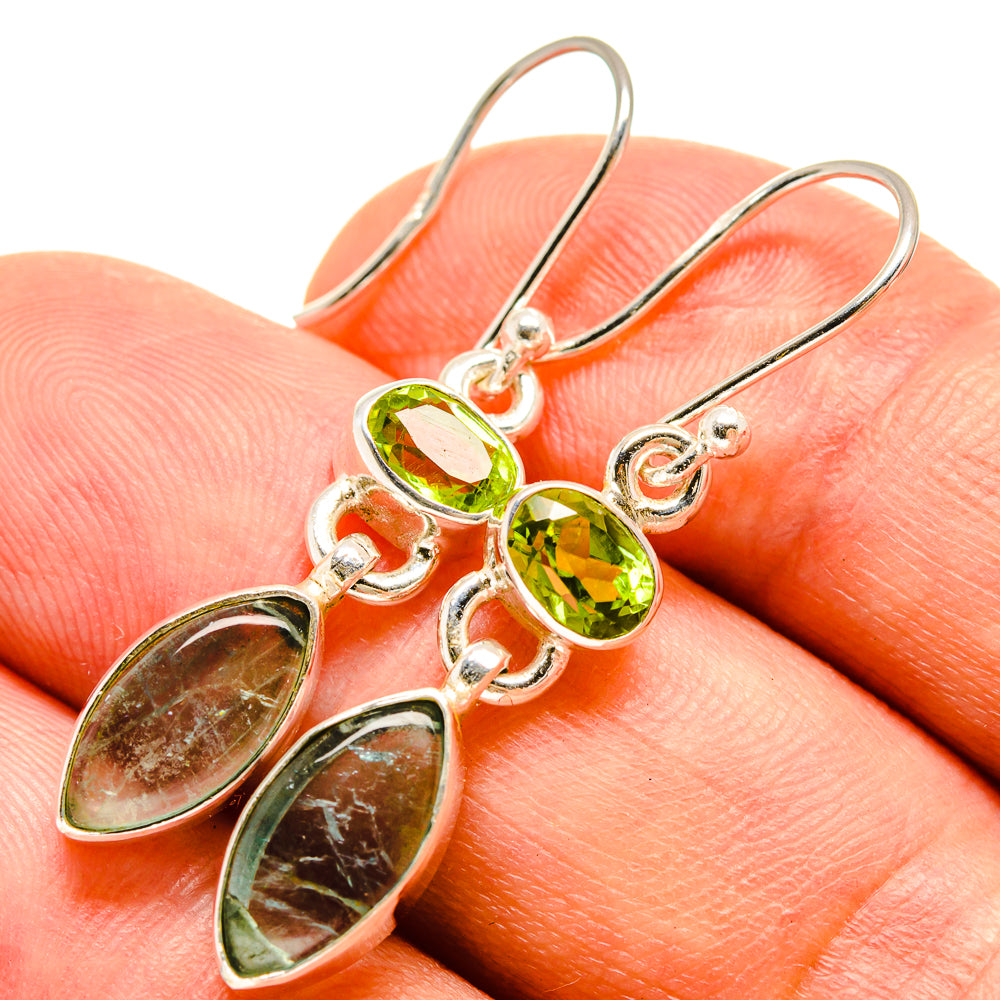 Prehnite Earrings handcrafted by Anasilvercos - EARR415446