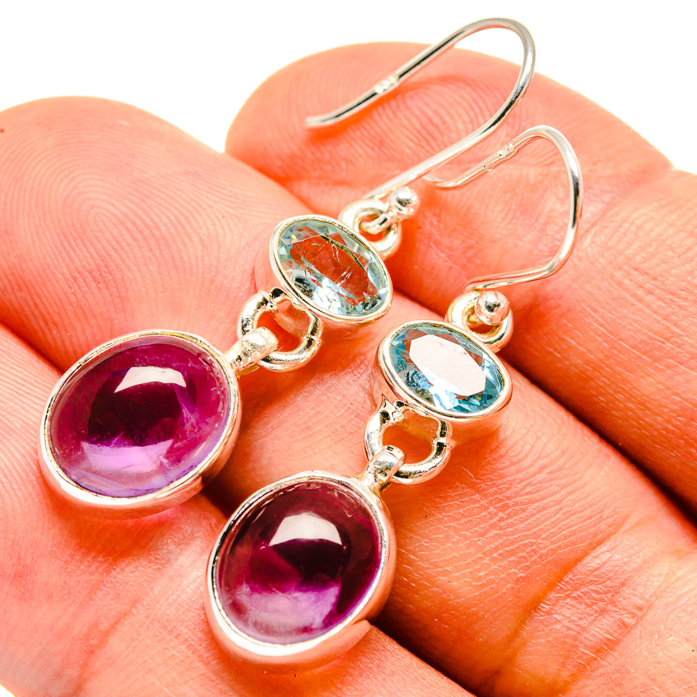 Amethyst Earrings handcrafted by Anasilvercos - EARR415451