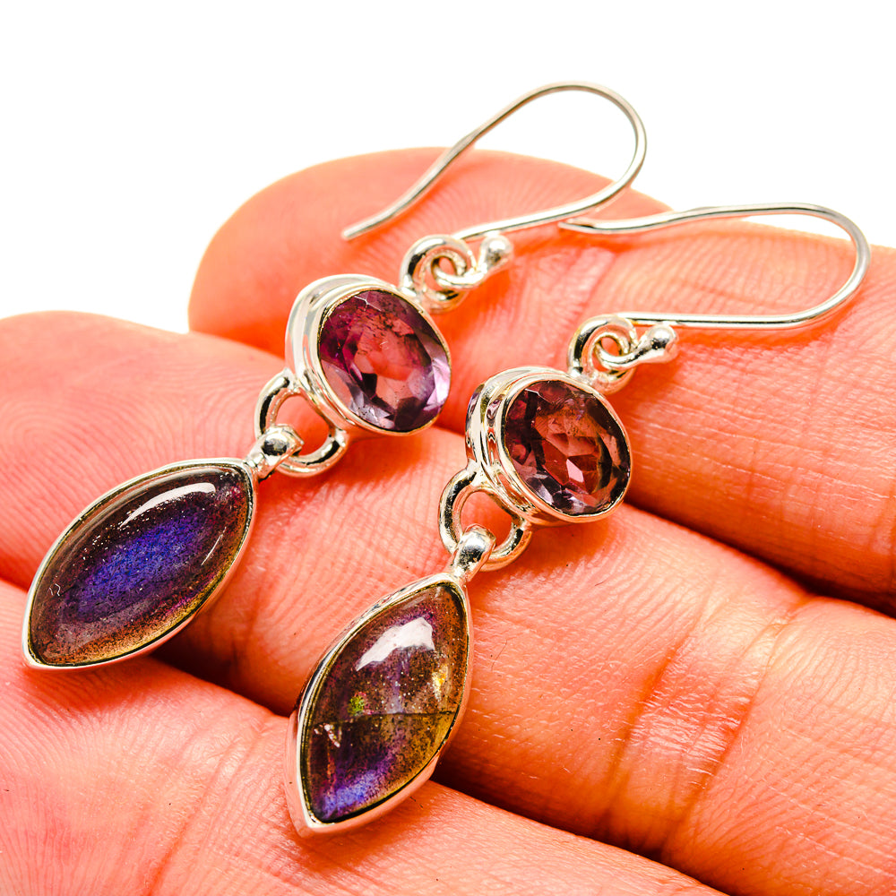 Labradorite Earrings handcrafted by Anasilvercos - EARR415456