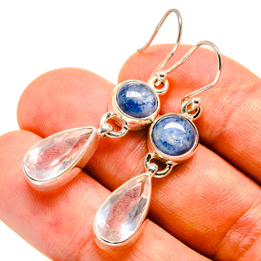 Rose Quartz Earrings handcrafted by Anasilvercos - EARR415518
