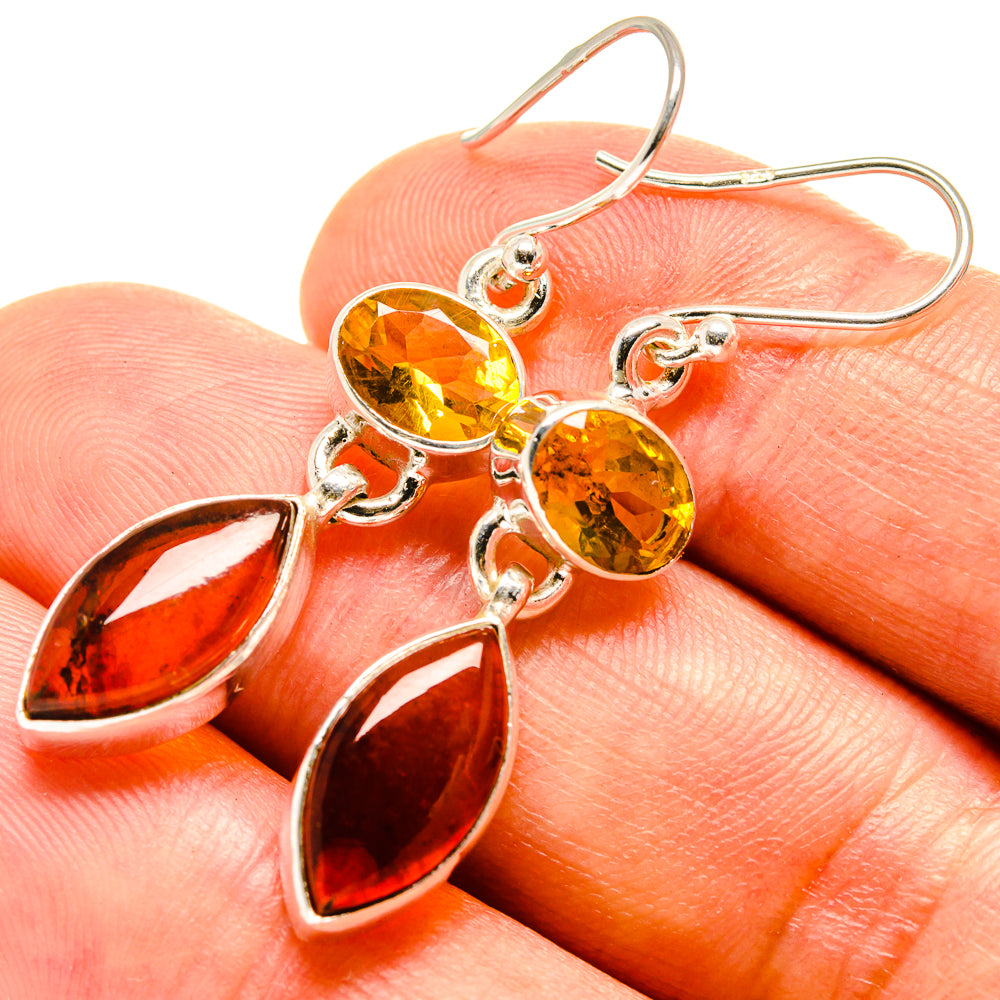Baltic Amber Earrings handcrafted by Anasilvercos - EARR415550