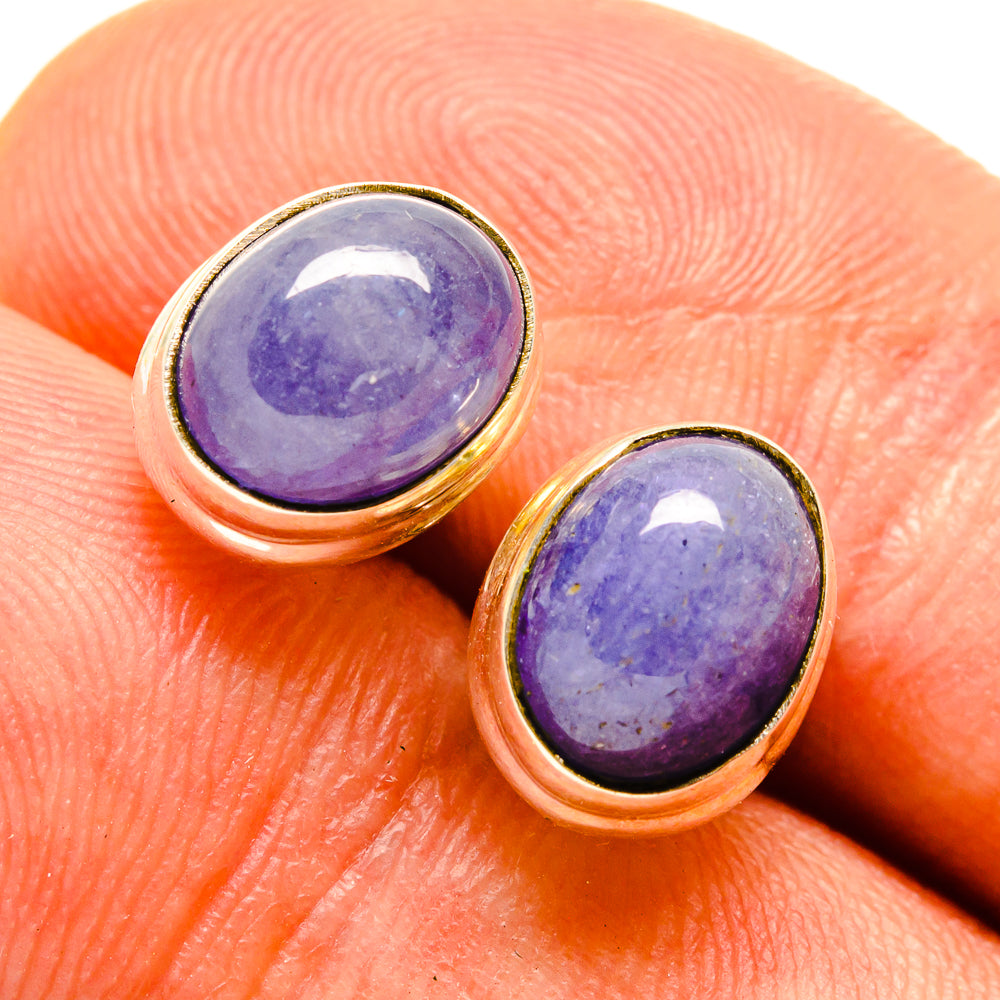 Tanzanite Earrings handcrafted by Anasilvercos - EARR415560