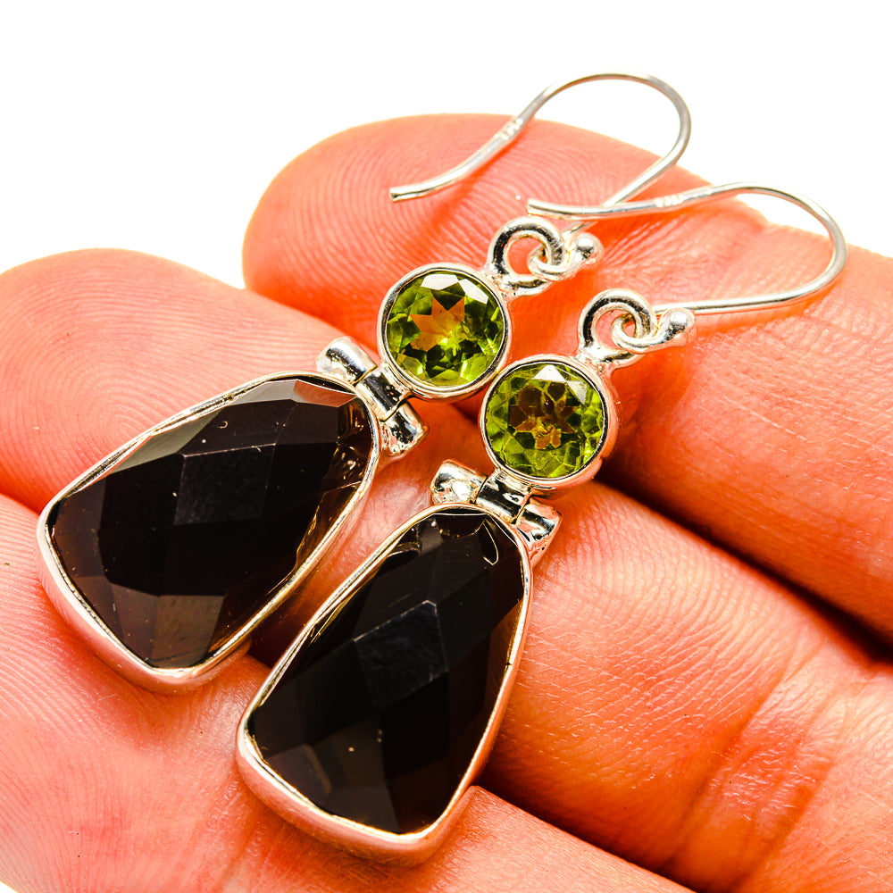 Smoky Quartz Earrings handcrafted by Anasilvercos - EARR415564