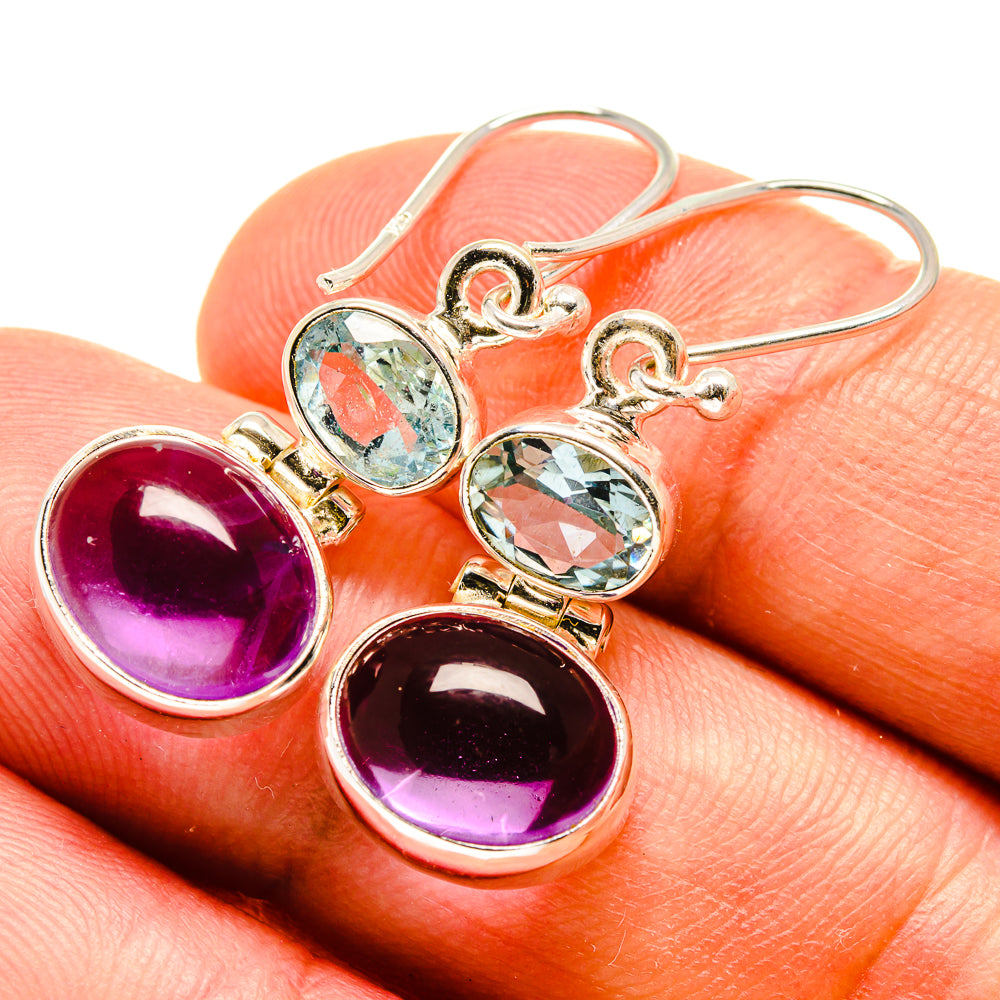 Amethyst Earrings handcrafted by Anasilvercos - EARR415590