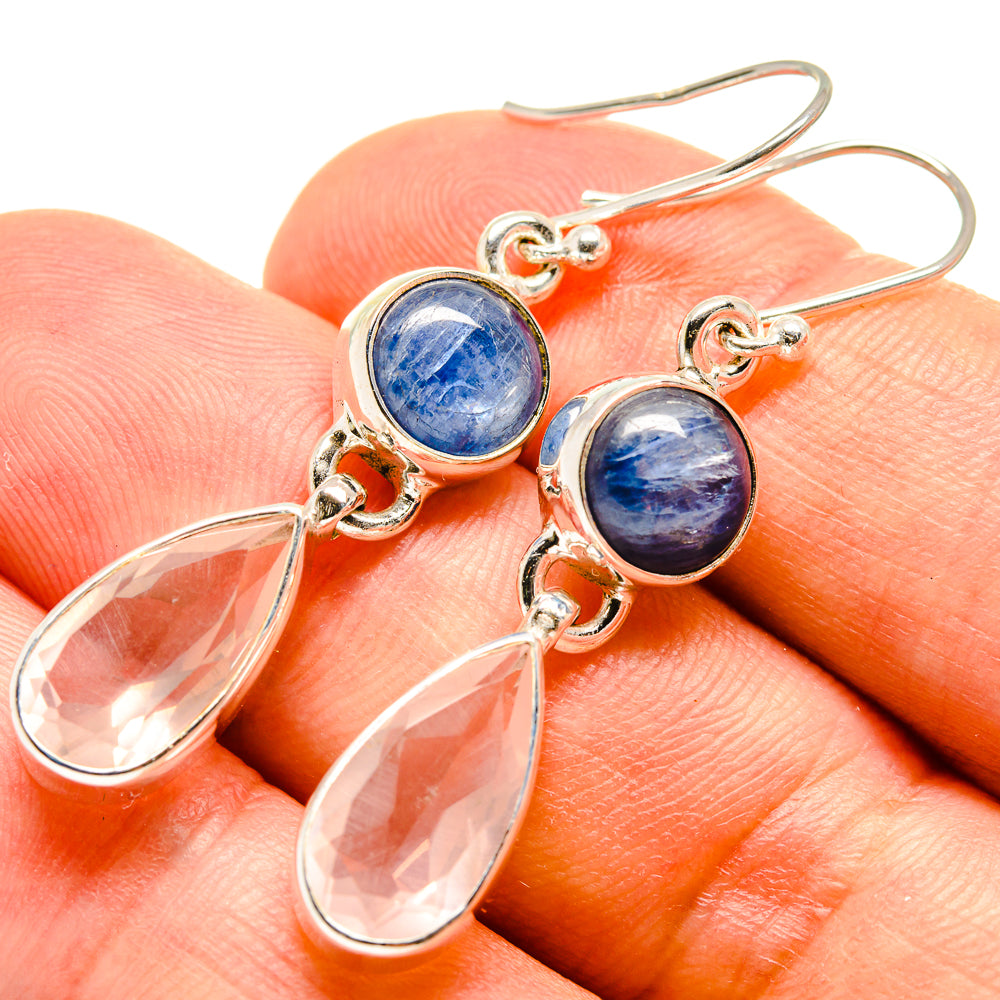 Rose Quartz Earrings handcrafted by Anasilvercos - EARR415592