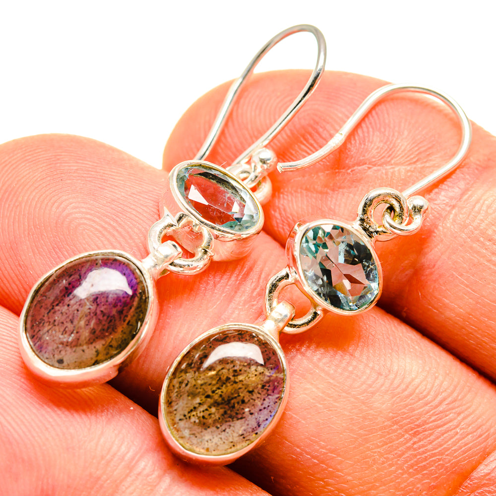 Labradorite Earrings handcrafted by Anasilvercos - EARR415622