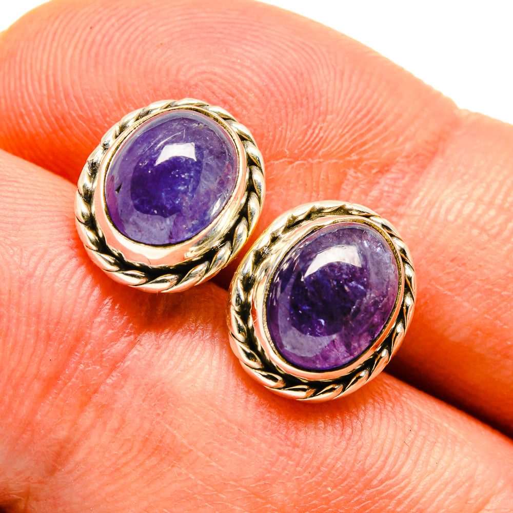 Tanzanite Earrings handcrafted by Anasilvercos - EARR415637