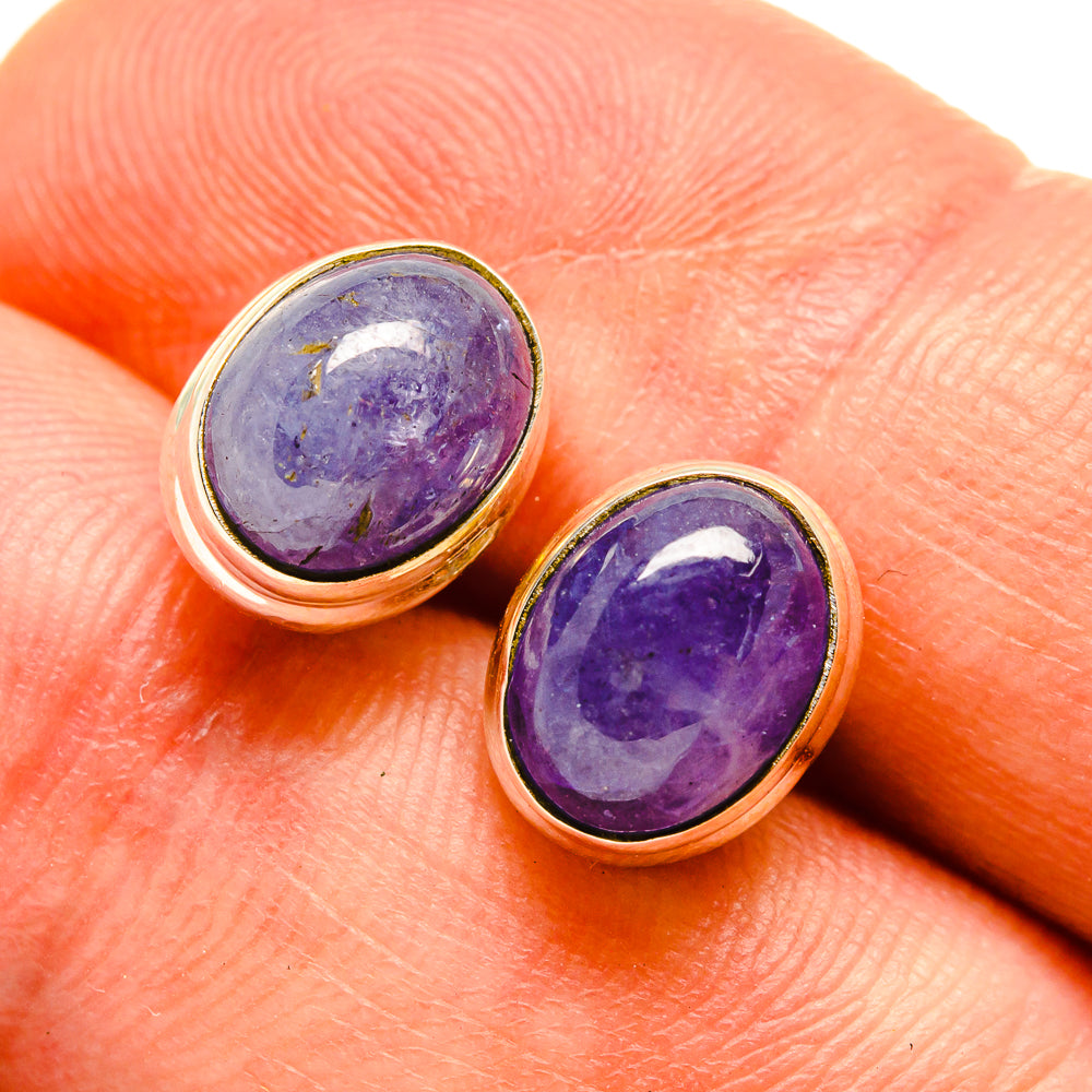Tanzanite Earrings handcrafted by Anasilvercos - EARR415649