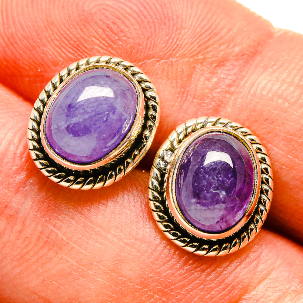 Tanzanite Earrings handcrafted by Anasilvercos - EARR415652