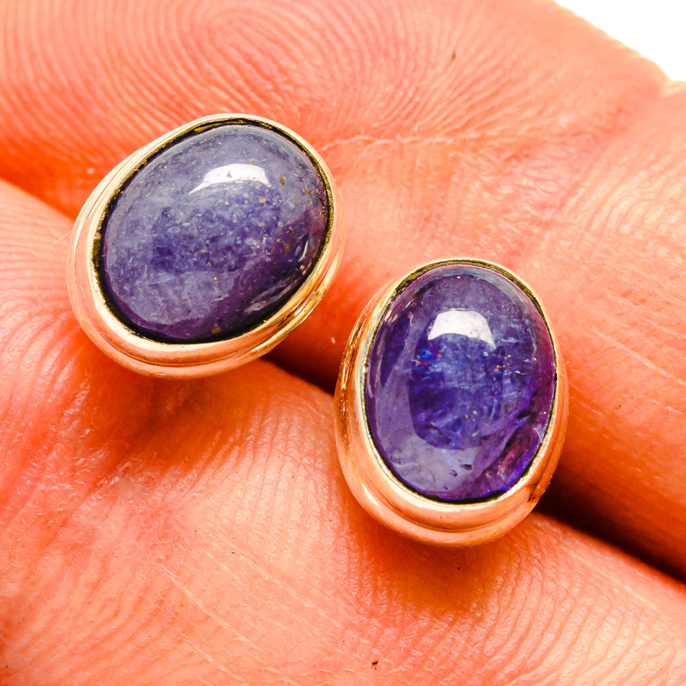 Tanzanite Earrings handcrafted by Anasilvercos - EARR415660