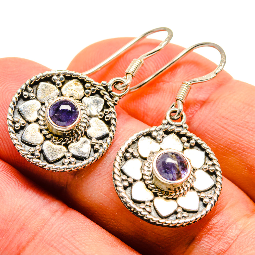 Tanzanite Earrings handcrafted by Anasilvercos - EARR415663