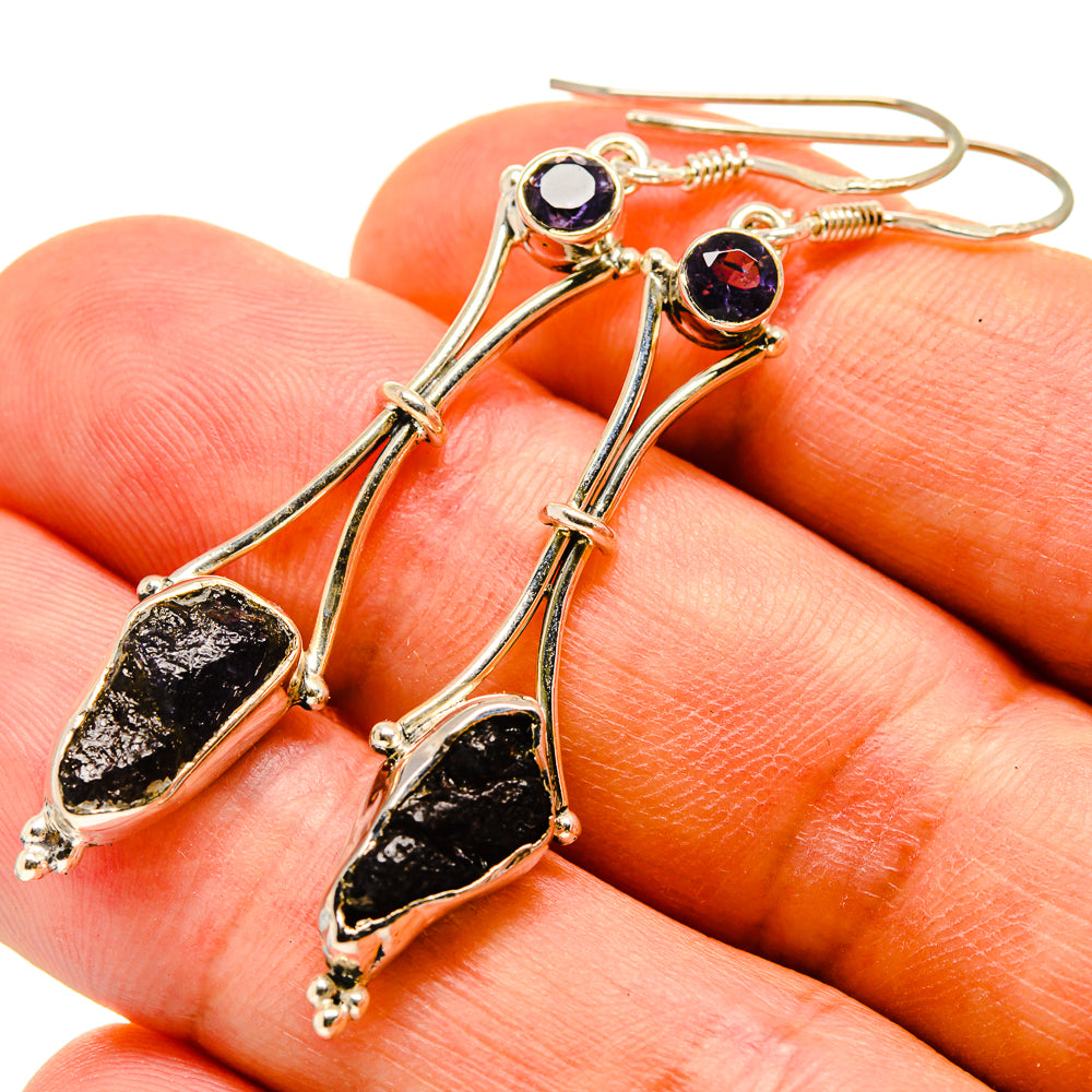 Tanzanite Earrings handcrafted by Anasilvercos - EARR415716