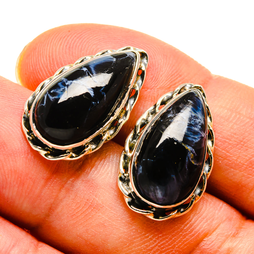 Pietersite Earrings handcrafted by Anasilvercos - EARR415726