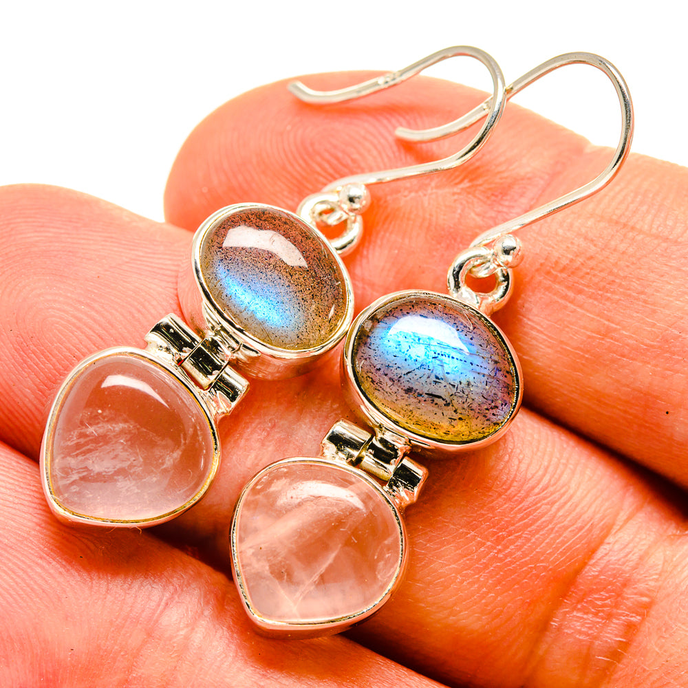 Labradorite Earrings handcrafted by Anasilvercos - EARR415775