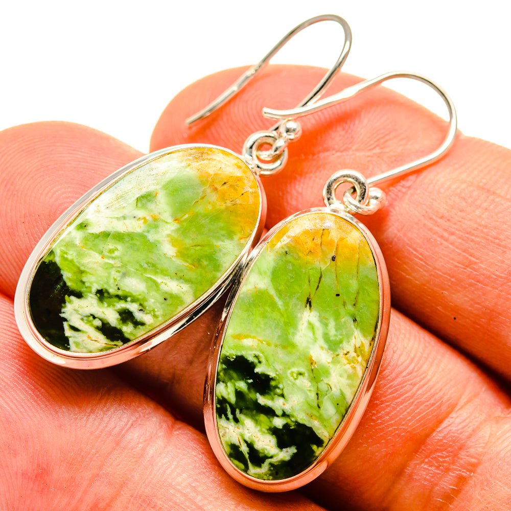 Rainforest Opal Earrings handcrafted by Anasilvercos - EARR415783
