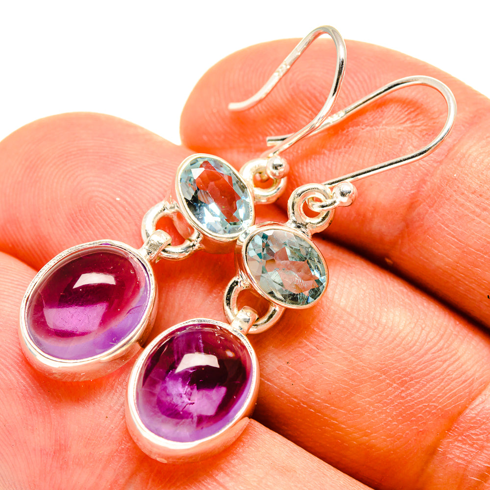 Amethyst Earrings handcrafted by Anasilvercos - EARR415793