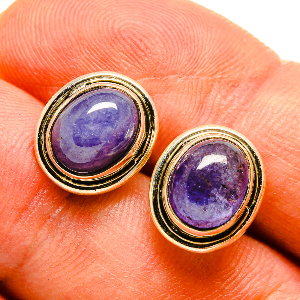 Tanzanite Earrings handcrafted by Anasilvercos - EARR415811