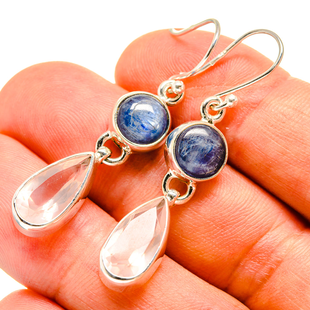 Rose Quartz Earrings handcrafted by Anasilvercos - EARR415812