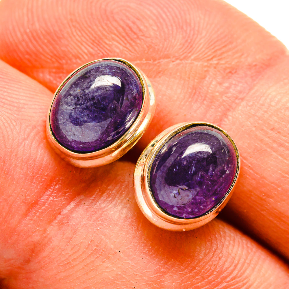 Tanzanite Earrings handcrafted by Anasilvercos - EARR415816