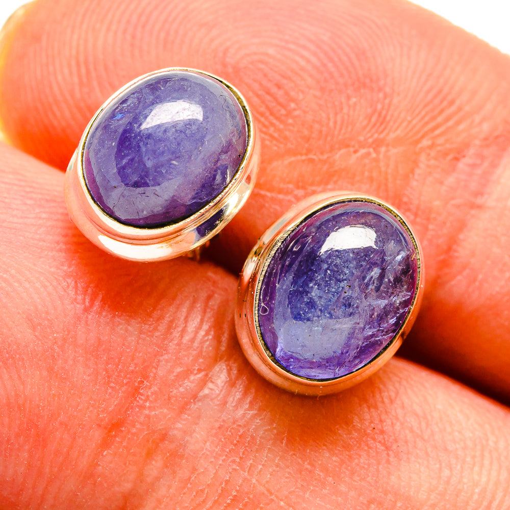 Tanzanite Earrings handcrafted by Anasilvercos - EARR415887
