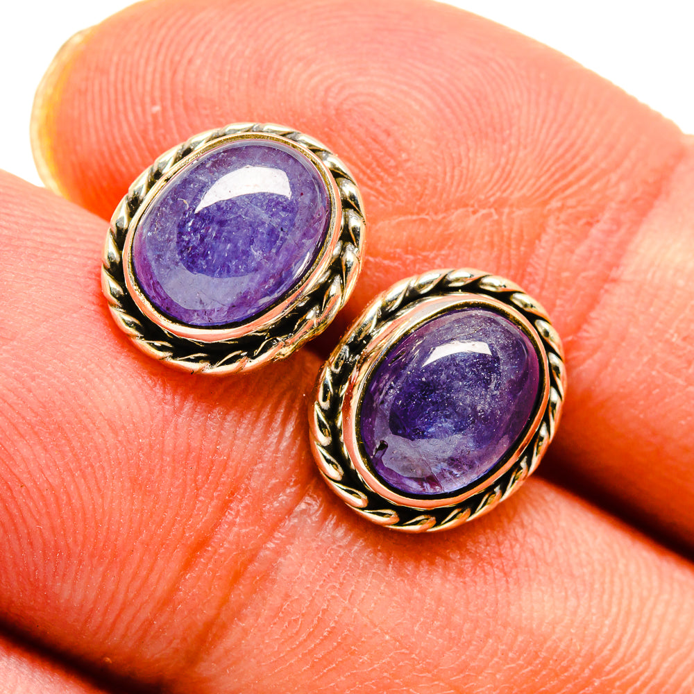 Tanzanite Earrings handcrafted by Anasilvercos - EARR415889
