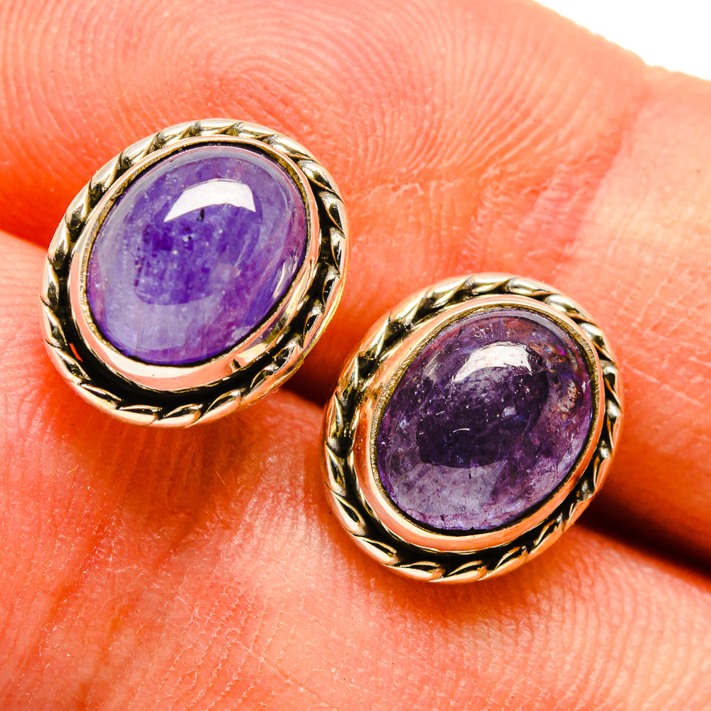 Tanzanite Earrings handcrafted by Anasilvercos - EARR415892