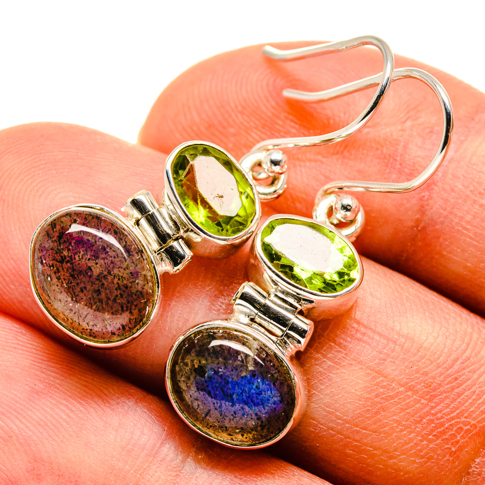 Labradorite Earrings handcrafted by Anasilvercos - EARR415932