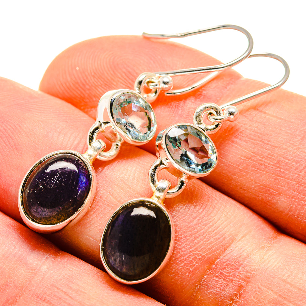 Labradorite Earrings handcrafted by Anasilvercos - EARR415948