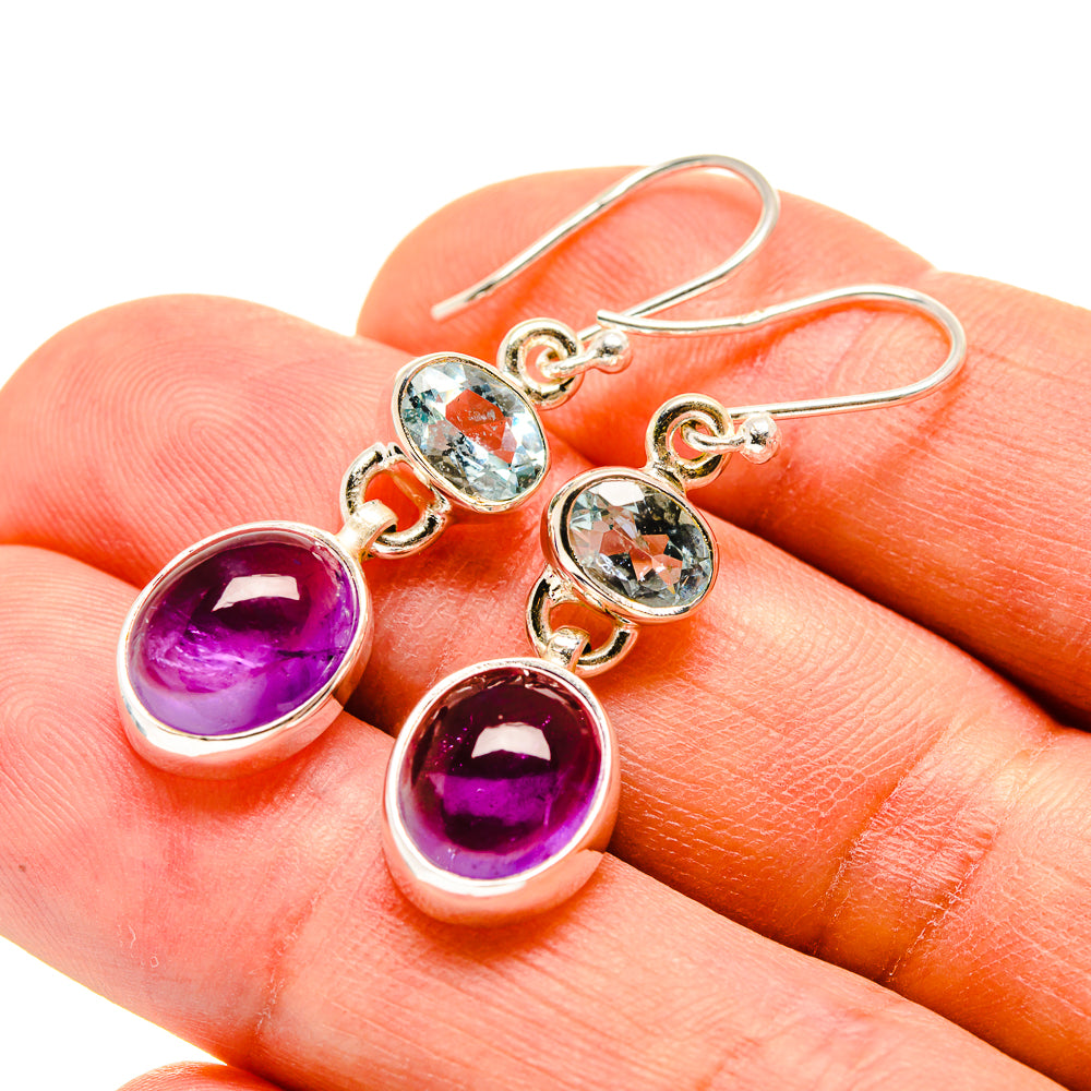 Amethyst Earrings handcrafted by Anasilvercos - EARR415958
