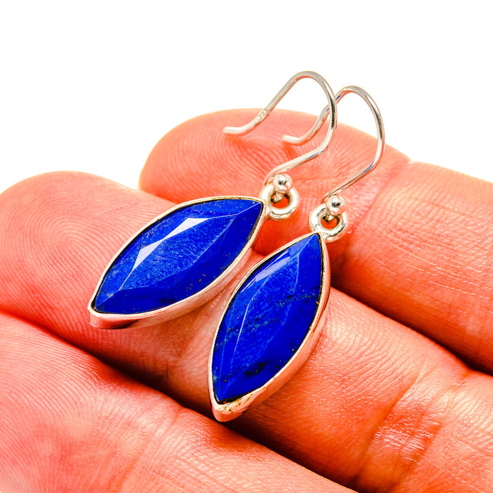 Lapis Lazuli Earrings handcrafted by Anasilvercos - EARR415960