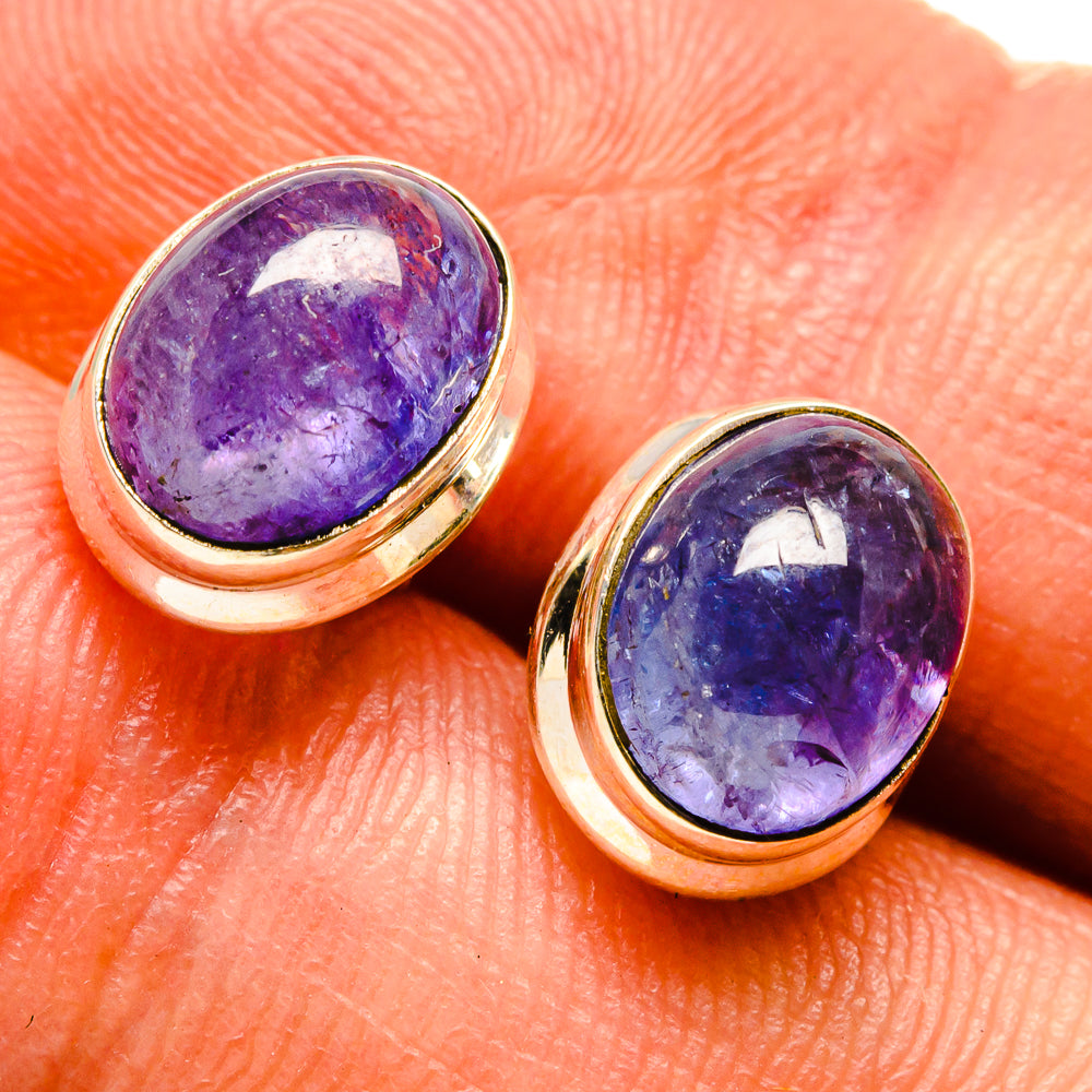 Tanzanite Earrings handcrafted by Anasilvercos - EARR415969