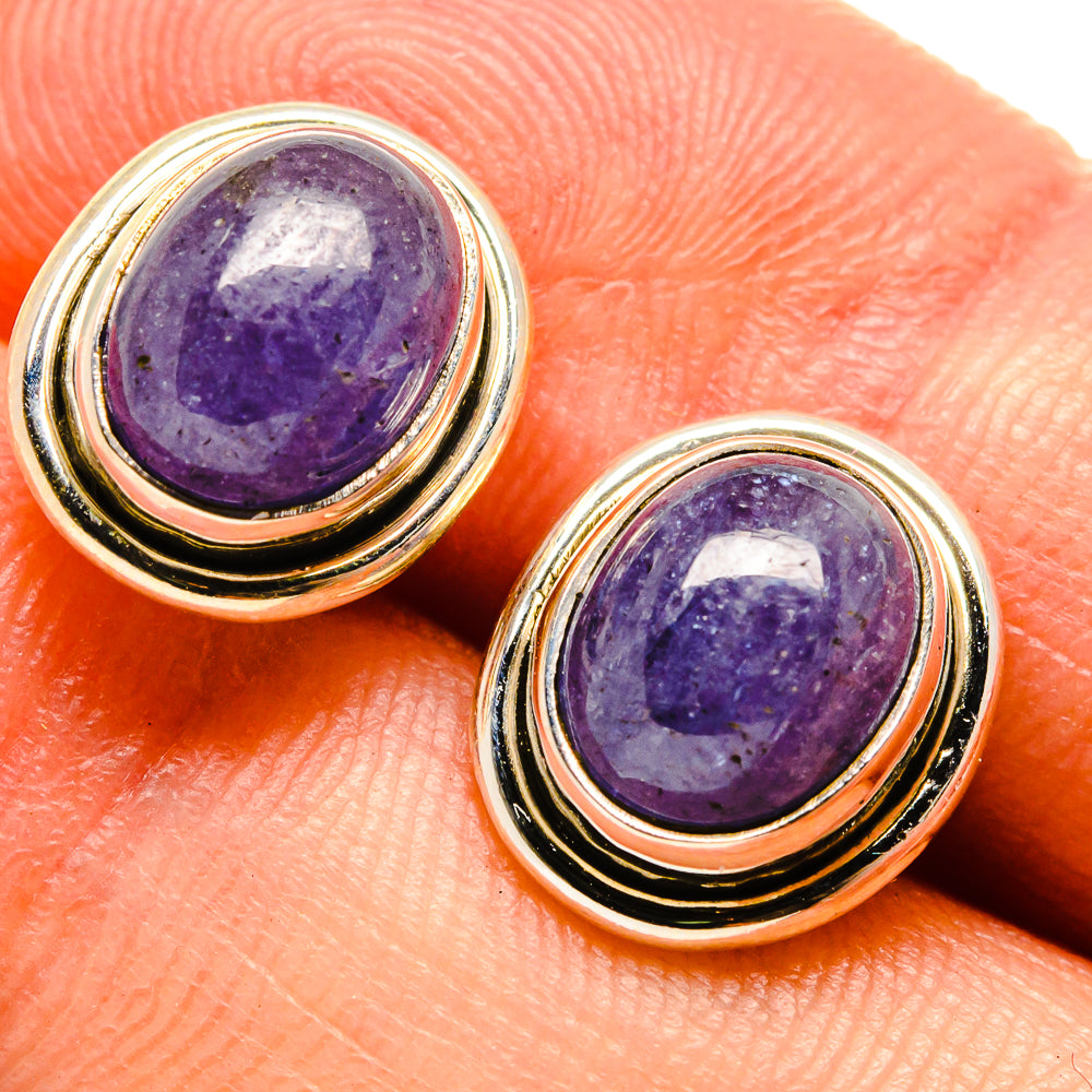 Tanzanite Earrings handcrafted by Anasilvercos - EARR415972