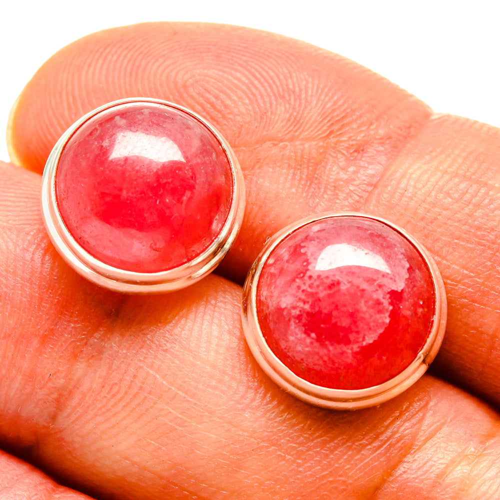 Rhodochrosite Earrings handcrafted by Anasilvercos - EARR415975