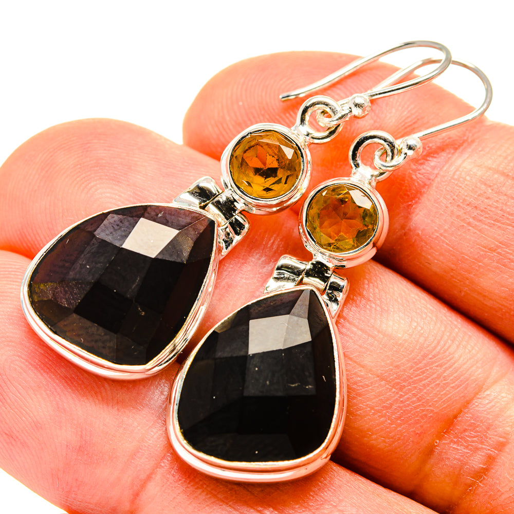 Smoky Quartz Earrings handcrafted by Anasilvercos - EARR415982