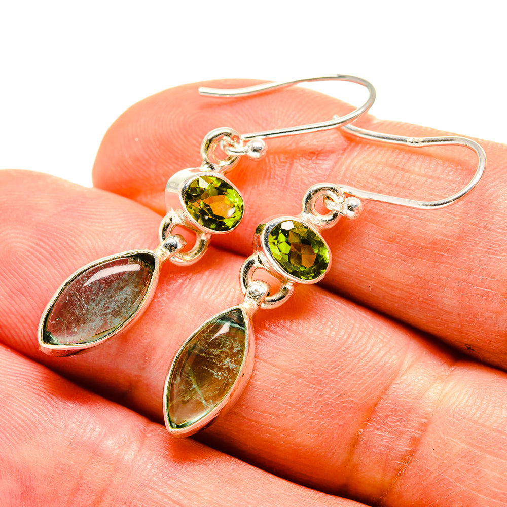 Prehnite Earrings handcrafted by Anasilvercos - EARR415988