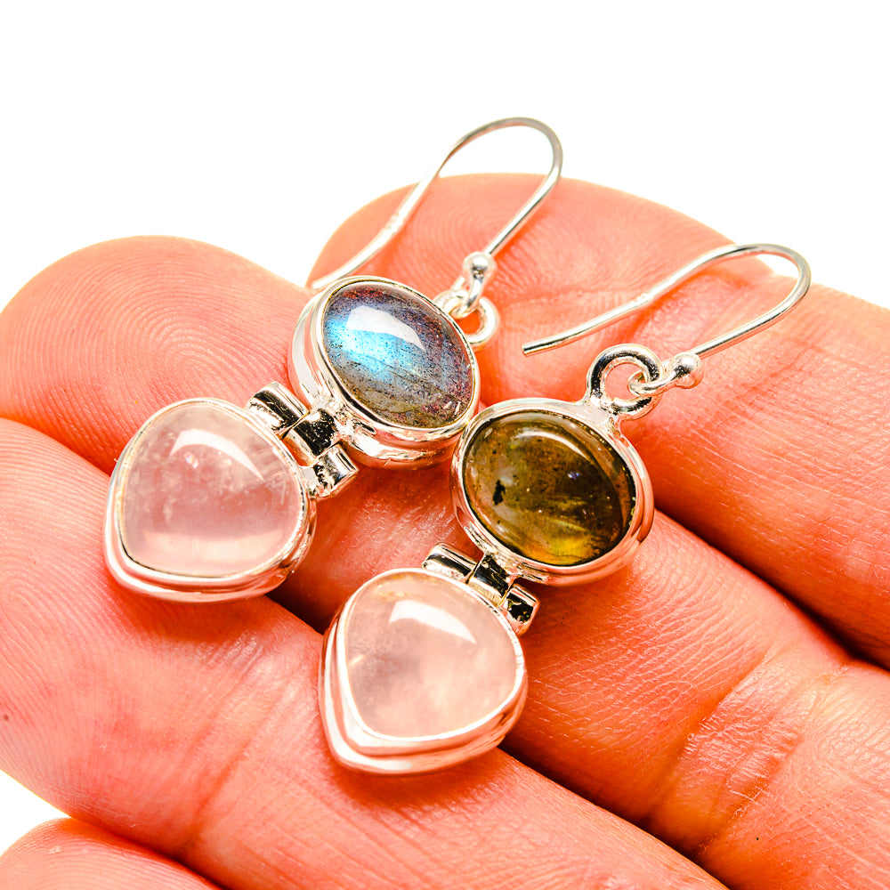 Labradorite Earrings handcrafted by Anasilvercos - EARR416033