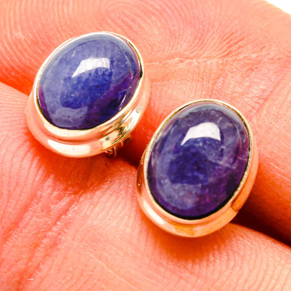 Tanzanite Earrings handcrafted by Anasilvercos - EARR416129