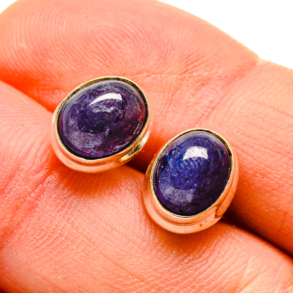 Tanzanite Earrings handcrafted by Anasilvercos - EARR416131